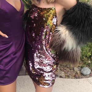 For Love and Lemons sequin mini dress